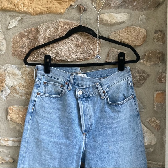 AGOLDE Criss Cross Straight in Dimension $218 Womens 27 Revolve - Picture 7 of 14